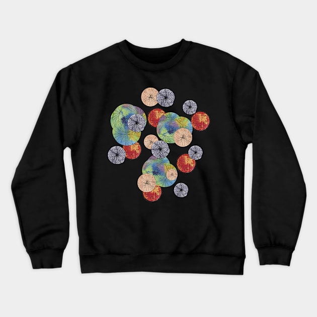 Solar System Crewneck Sweatshirt by lizplummer